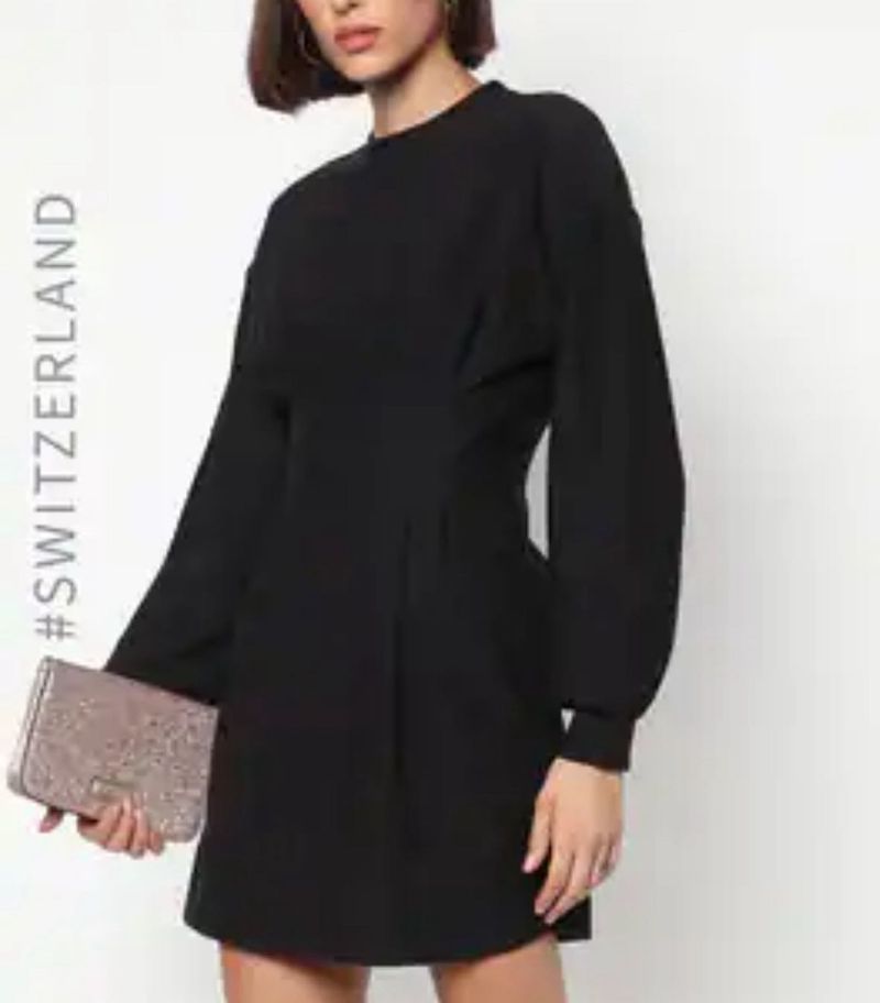 Winterwear Black Dress 👌