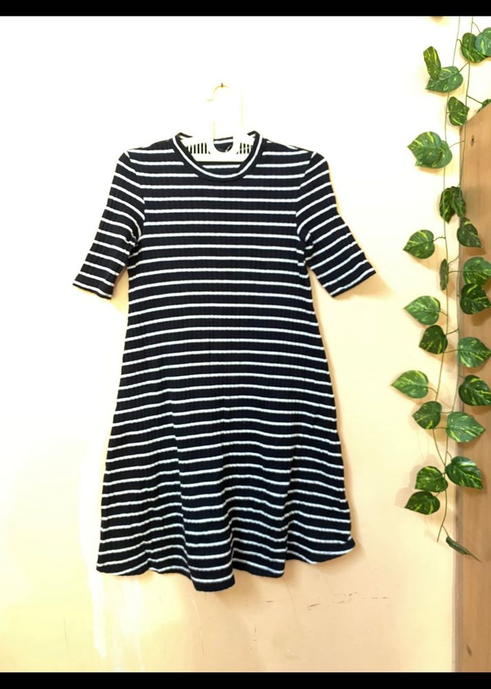 Striped Midi Dress