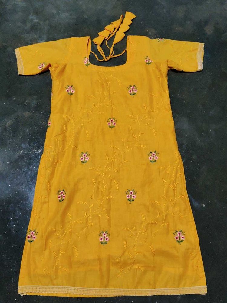 orange kurti