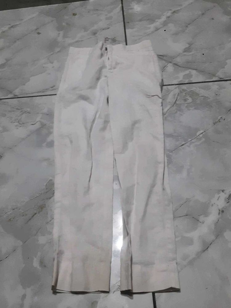 Chic White Trousers