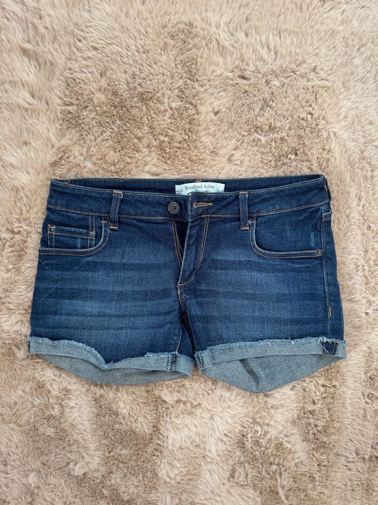 Blue Denim Shorts
