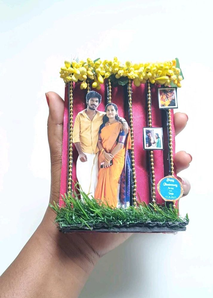 3d Miniature fridge magnet ,Anniversary Photo Disp