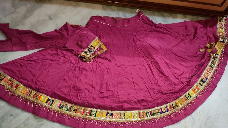 Beautiful Magenta Pink Chaniya Choli Set