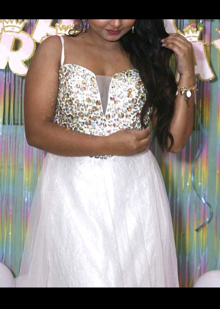 Sparkling White Gown