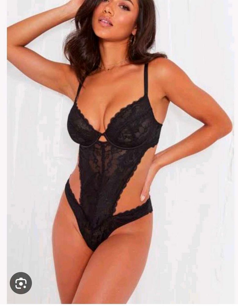 Black Lace sexy net body suit 🔥