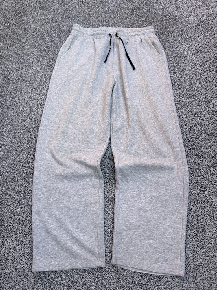 Grey Wide Leg Sweatpants