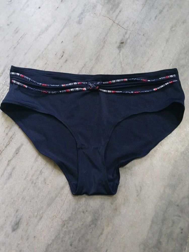 Navy Blue Nylon Briefs