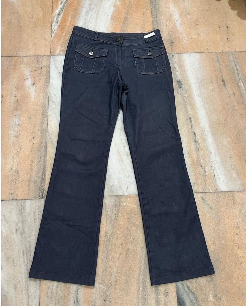 Low-Waisted BootCut Denim Jeans