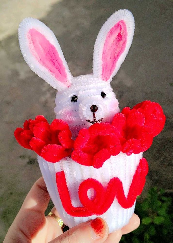Handmade Love Bunny Fridge magnet 🧲