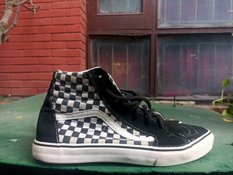 Vans SK8-Hi Checkerboard Sneakers