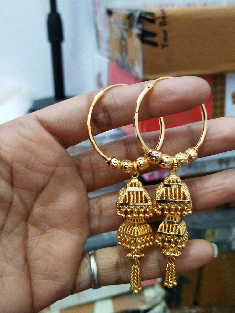 Daily Wear 2 Layer Jhumka