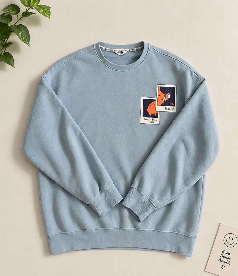 Northface Sweatshirt with Fox Print