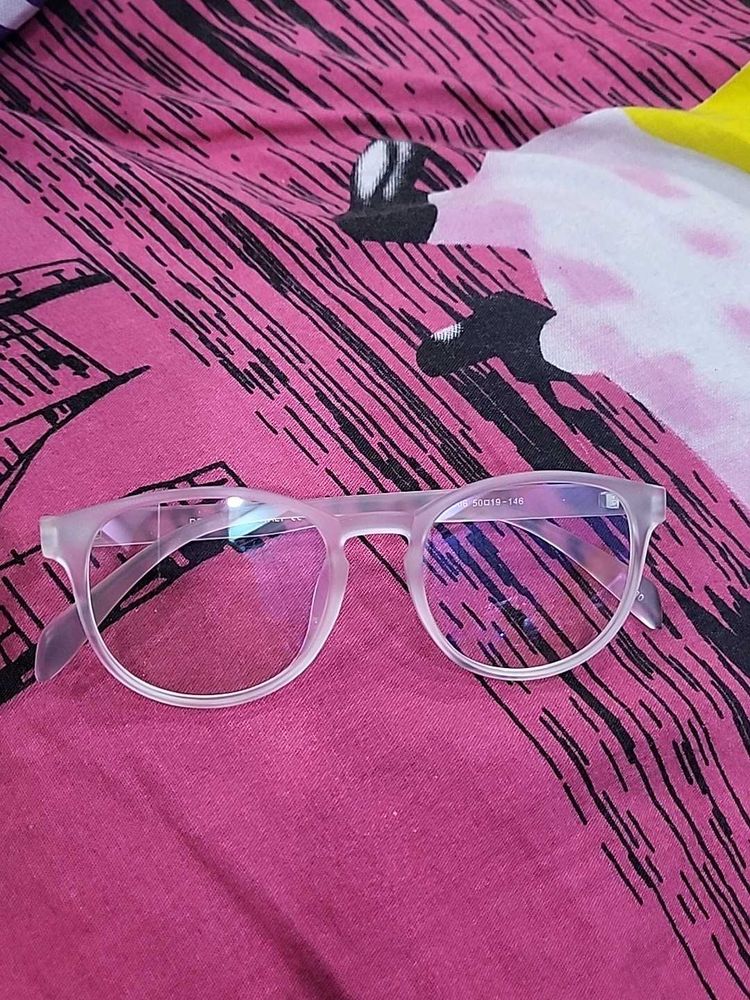 Clear Frame Glasses with blue ray