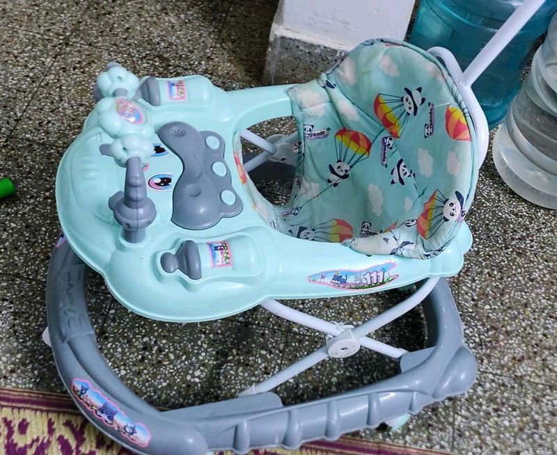 Panda Baby Walker 111 with Music &amp; Push Handle | E