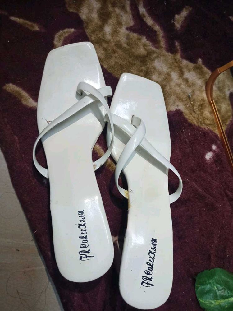 White Flats &amp; Sandals