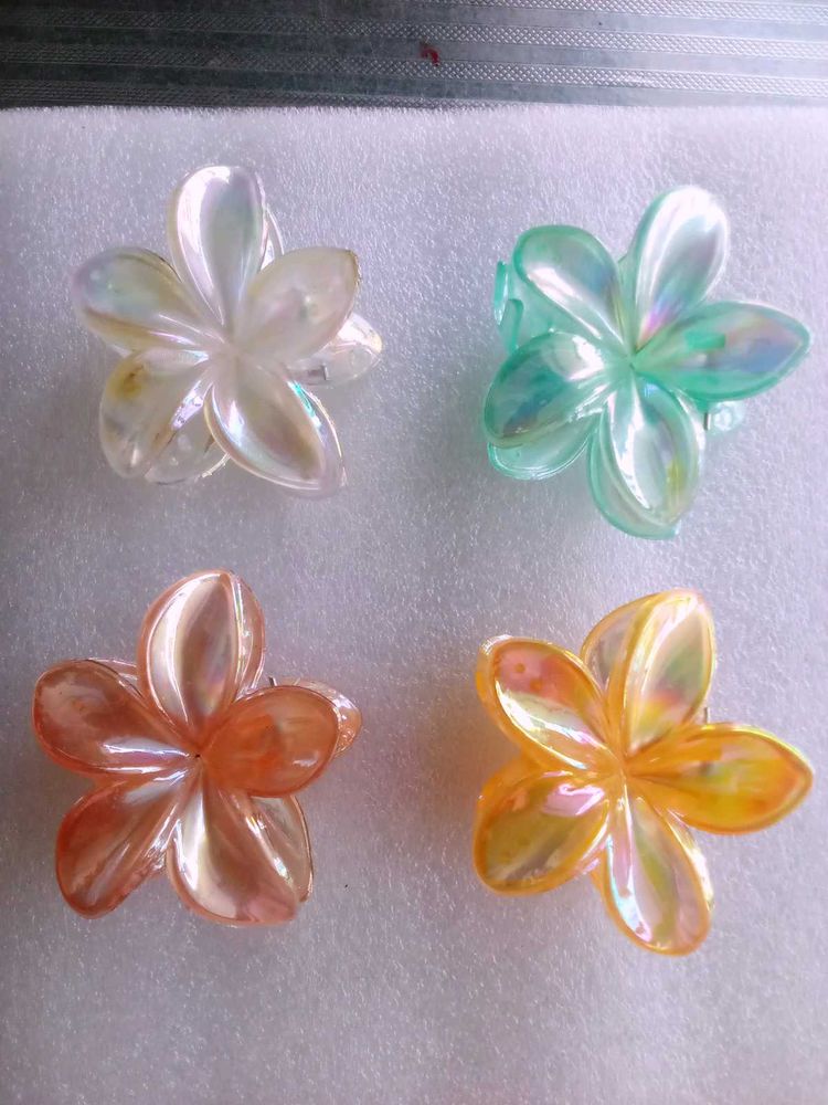 Flower Hair Clips Set  new