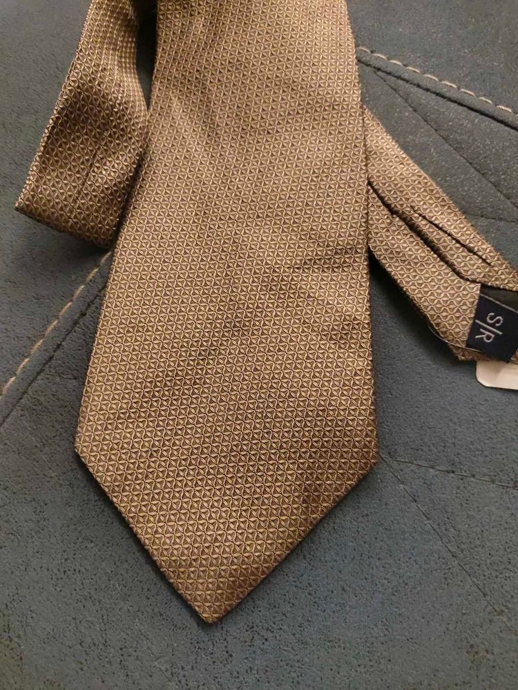 Imported SR Designer Golden brown Tie