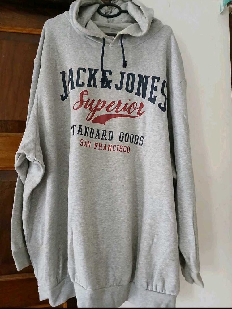 Jack &amp; Jones Grey Hoodie