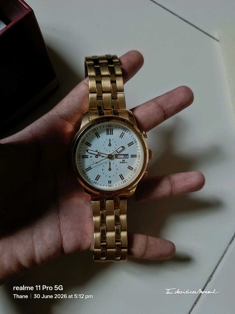 mema analog watch for men