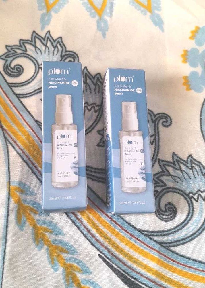 Plum Rice Water &amp; Niacinamide Toner Pack Of 2