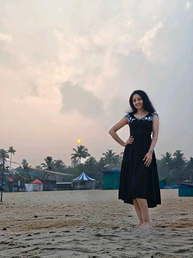 Elegant Black Sundress