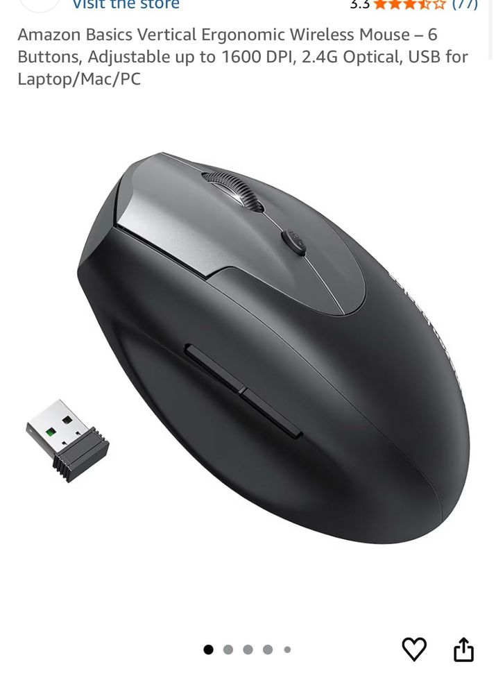 AmazonBasics Gaming Mouse