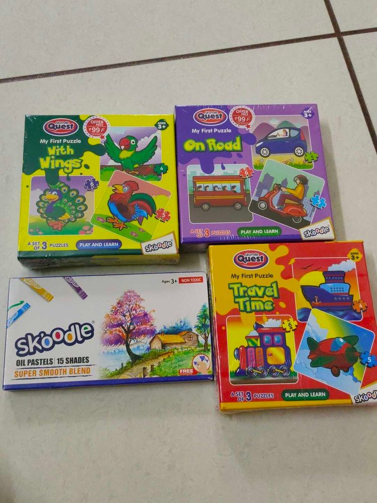 Quest My First Puzzle Set - 3 Puzzles