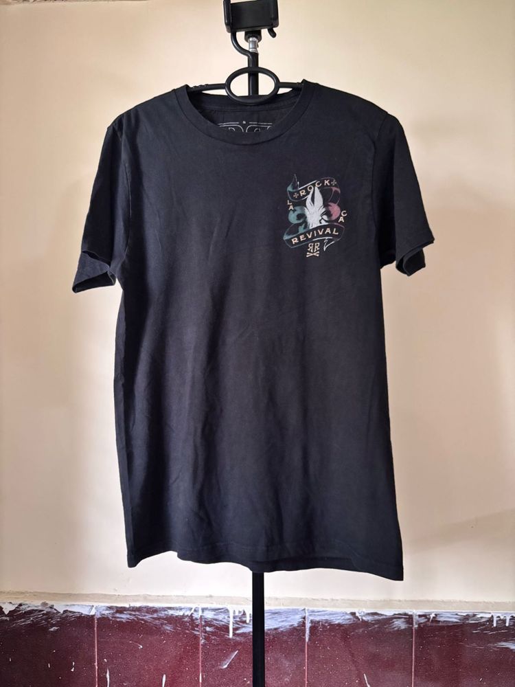 Rock Revival Black Graphic T-Shirt