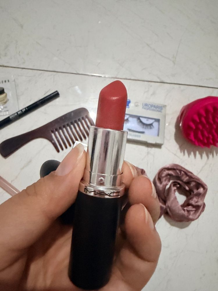 Beauty Combo with MAC Lipstick, lashes, comb etc
