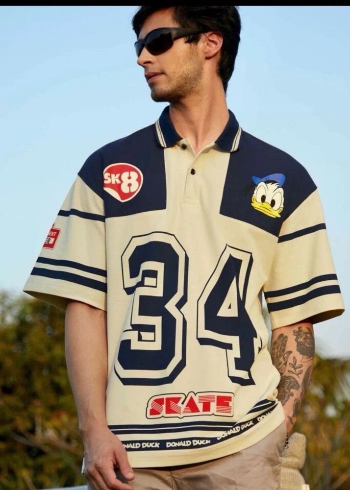 Oversized Polo T-Shirt