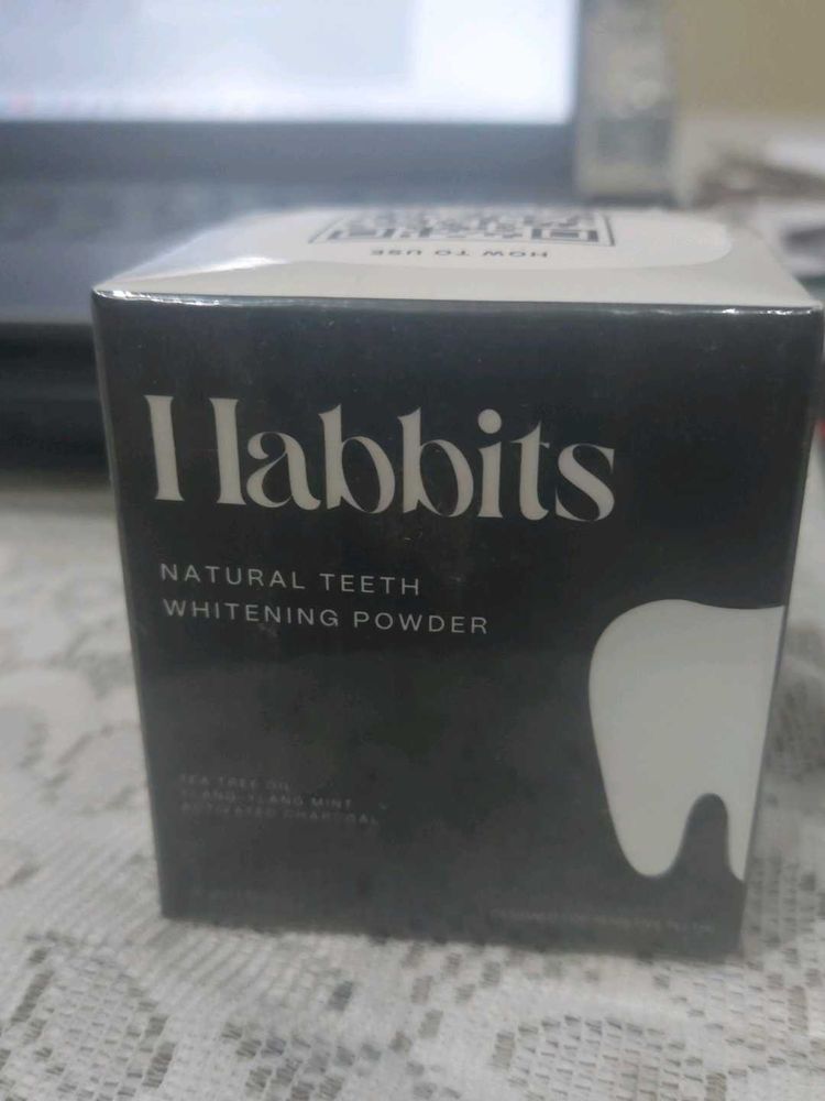 Habbits Natural Teeth Whitening Powder
