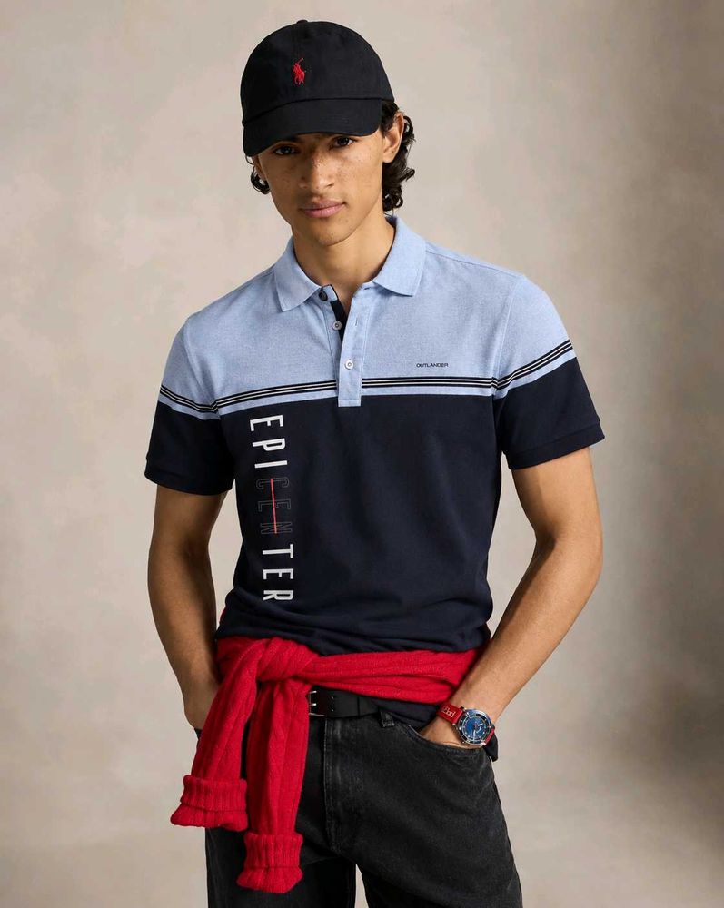 Men's Graphic Polo T-Shirt