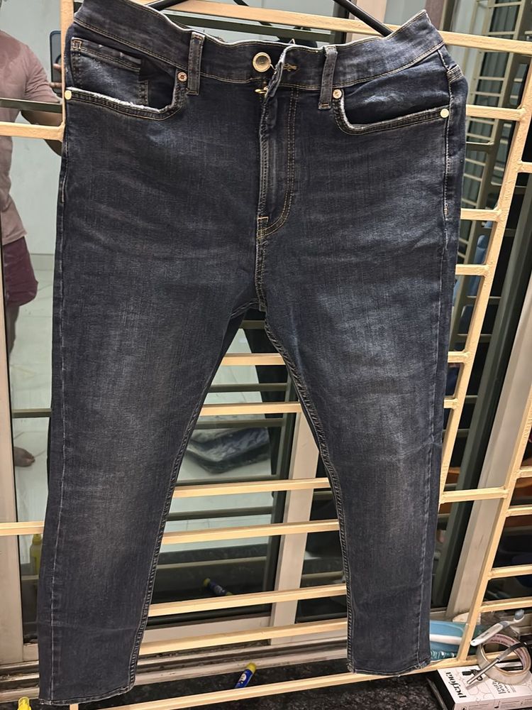Zara Dark Wash Slim Fit Jeans