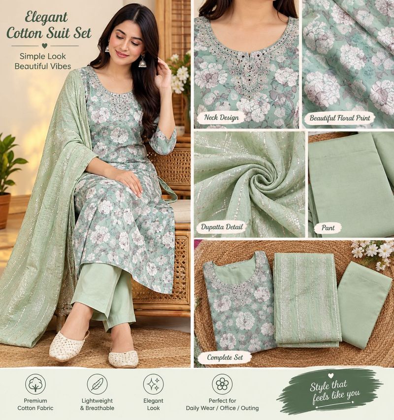 Beautiful Mint Green Kurti