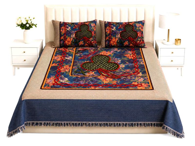 Decorative Double Bed sheet