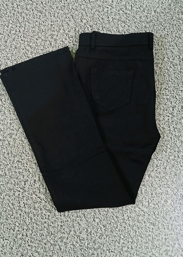 Black Bootcut Pants