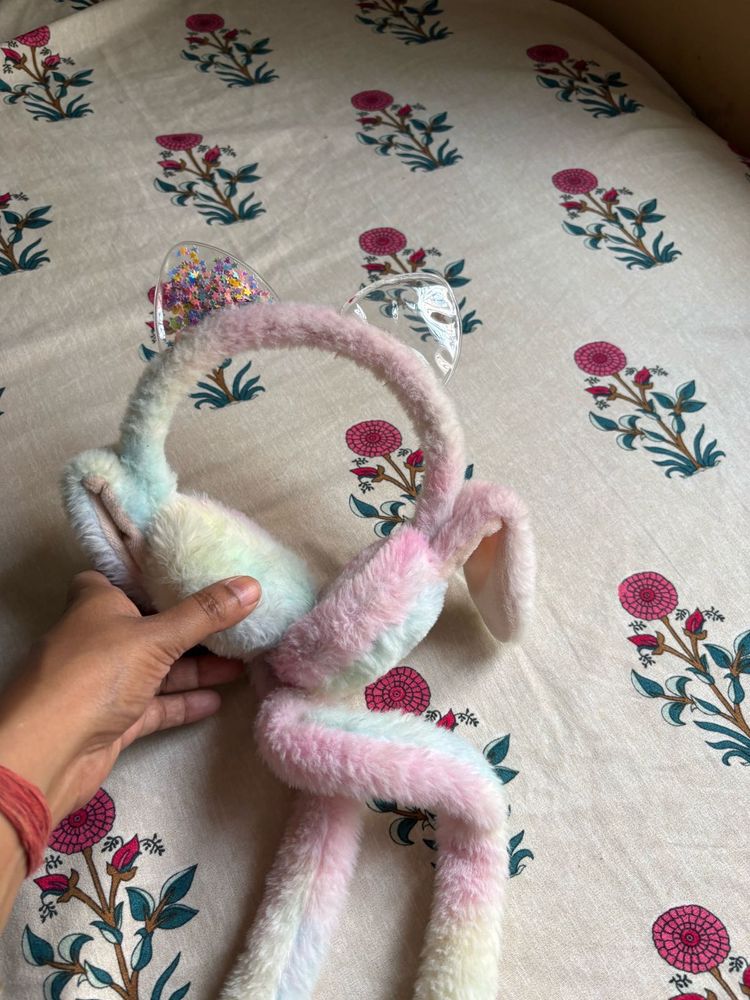 Cute Fuzzy Bunny Earmuffs