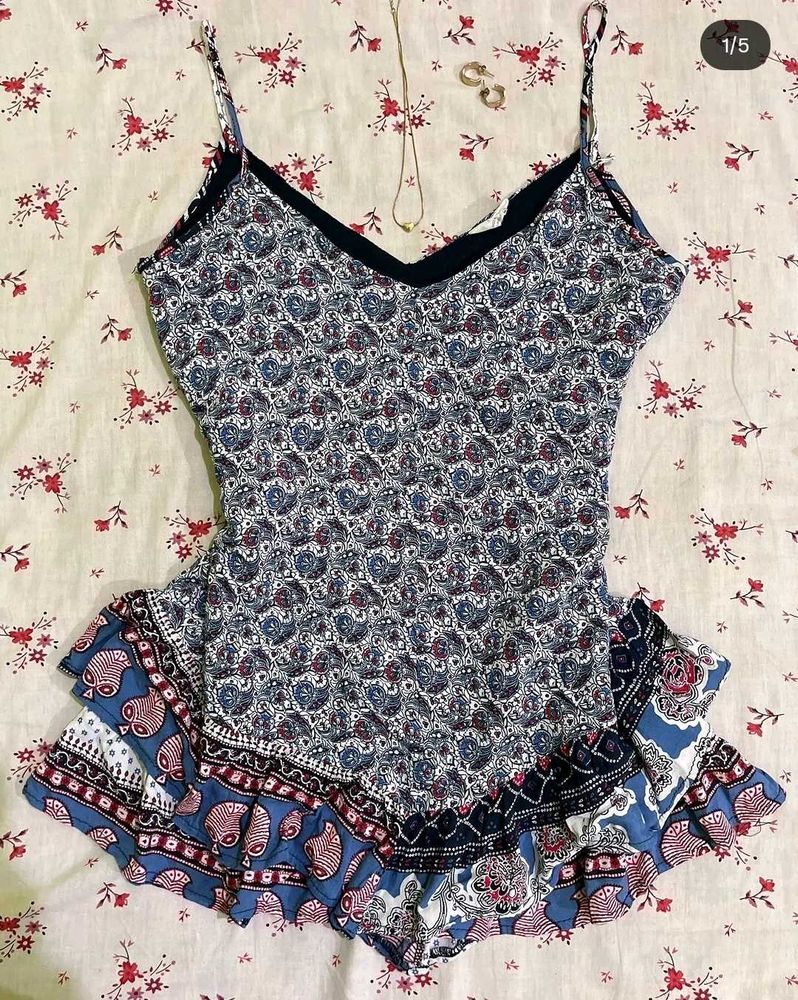 boho paisley top
