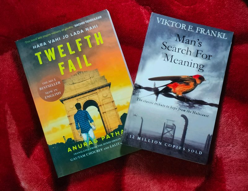 BOOK SALE: Twelfth Fail &amp; Man's Search For Meaning