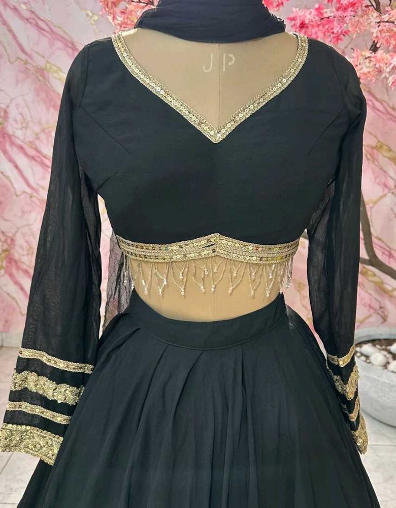 Elegant Black Lehenga Choli Set