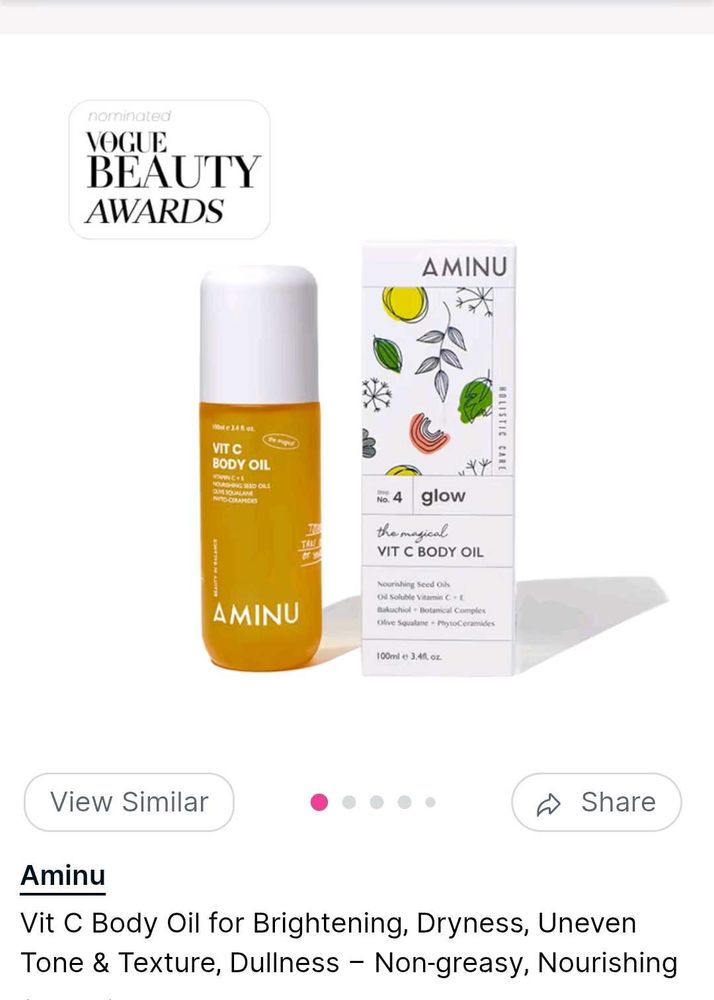 AMINU Vitamin C Body Oil