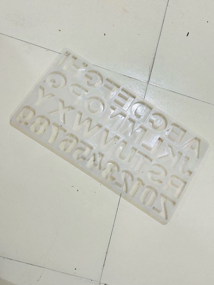 alphabet  Letter Mould for resin  Crafts