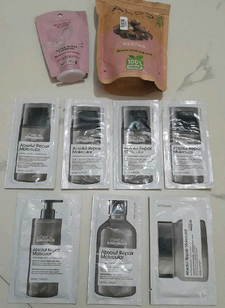 L'Oreal Hair Treatment Samples Lot