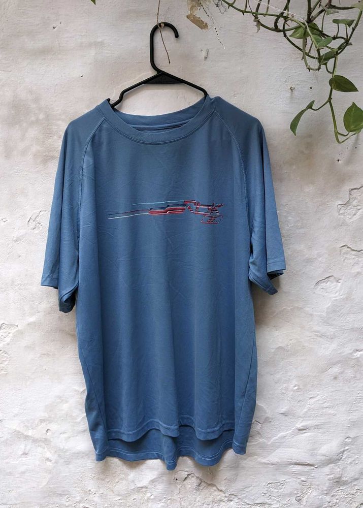 Men's Blue Graphic T-Shirt 👕