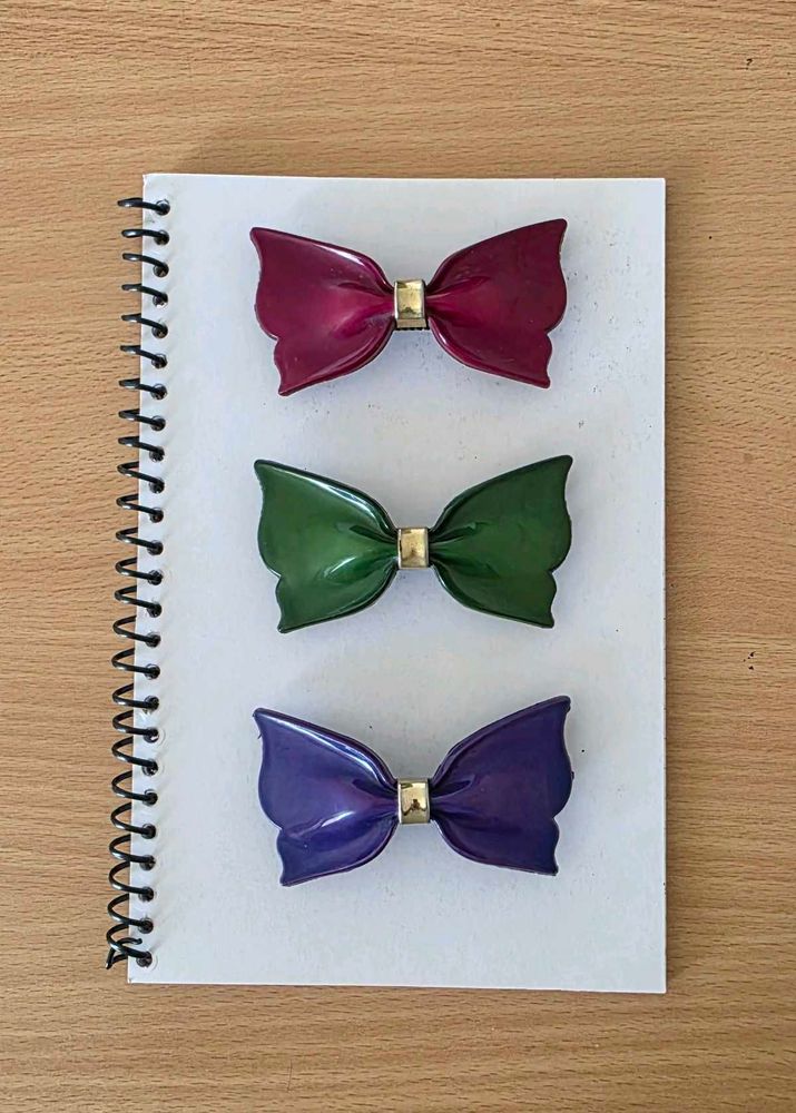 Set of 3 Bow Hair Clips