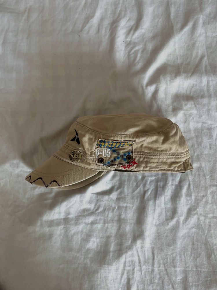 Stylish Cadet Hat with Patches