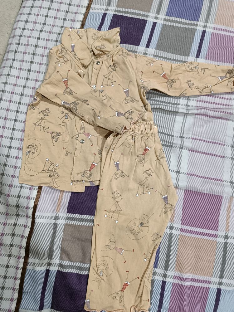 Orange Night wear- baby girl