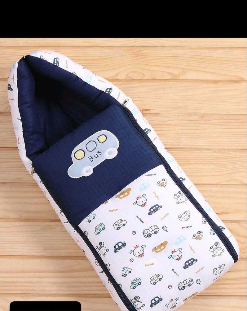 Cute Baby Sleeping Bag with Car Print