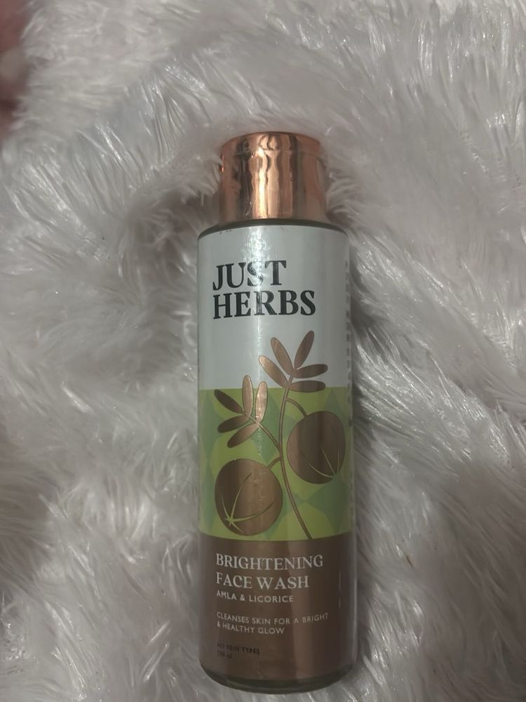Just Herbs Brightening Face Wash