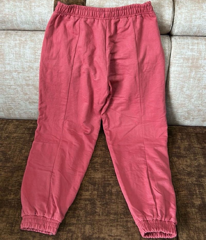 Mast &amp; Harbour Coral Pink Jogger Pants